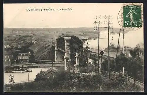 AK Conflans-Fin-d`Oise, Le Pont Eiffel