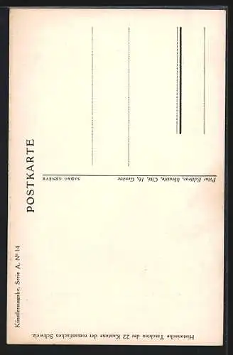 AK Raucher und zwei Damen, Bale, Wappen, Schweizer Trachten 1830