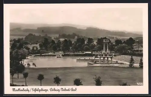 AK Marktredwitz, Ansicht vom Freibad