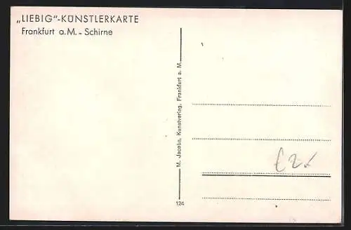 Künstler-AK B. Liebig: Frankfurt am Main, Schirne