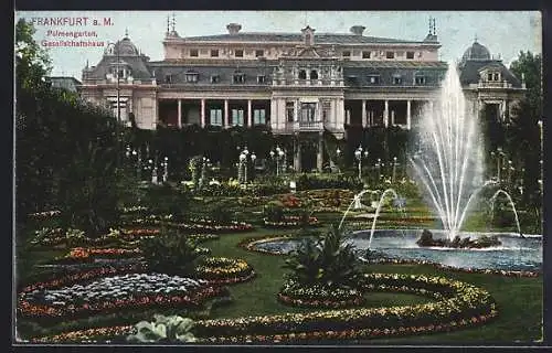 AK Frankfurt-Westend, Palmengarten und Gesellschaftshaus