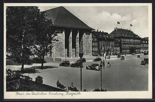 AK Bayreuth, Haus der Deutschen Erziehung mit Umgebung, n
