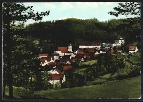 AK Obertrubach /Fränkische Schweiz, Ortsansicht aus der Vogelschau