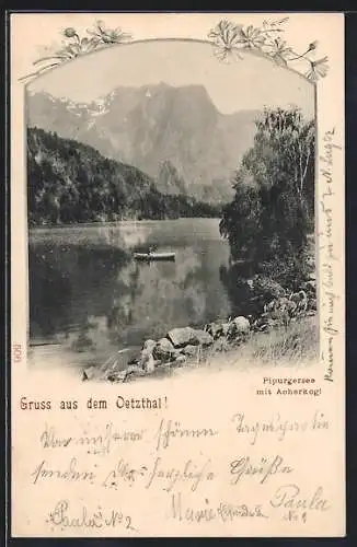 AK Oetz /Oetzthal, Pipurgersee mit Blick auf den Acherkogl