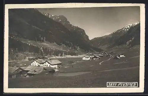 AK St. Leonhard im Pitztal, Piösmes, Teilansicht mit Bergen