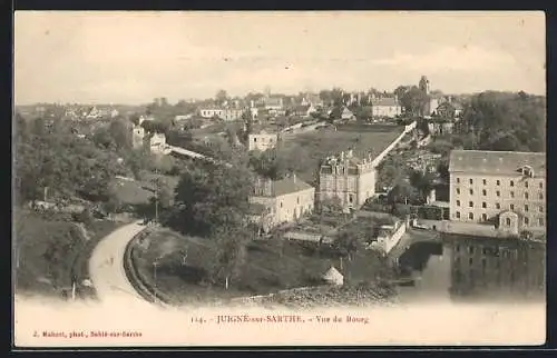 AK Juigné-sur-Sarthe, Vue du Bourg