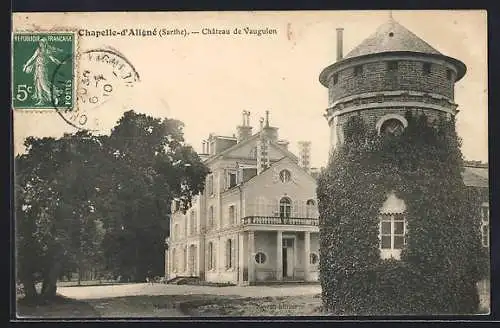 AK Chapelle-d`Aligné, Château de Vauguion