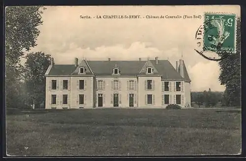 AK La Chapelle-St-Remy, Château de Courvalin, Facade Sud