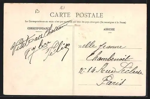 AK Courcelles, Château de Vadré