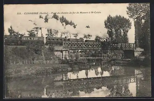 AK Connerré /Sarthe, Pont du chemin de fer de Mamers à St-Calais