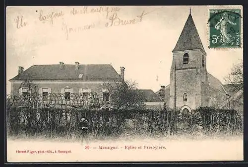 AK Mansigne, Eglise et Presbytère