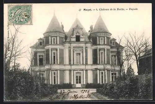 AK Mayet, Château de la Roche, Facade