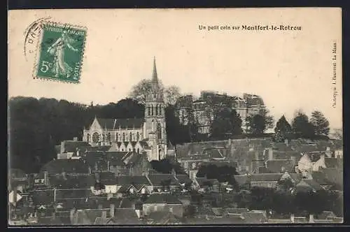 AK Montfort-le-Rotrou, Un petit coin