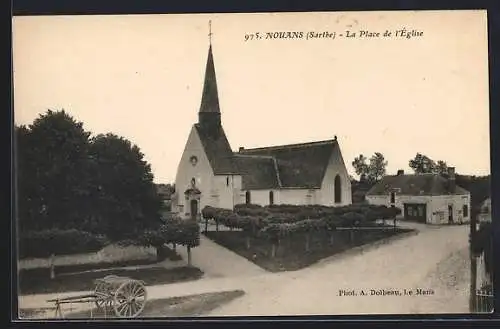 AK Nouans /Sarthe, La Place de l`Église