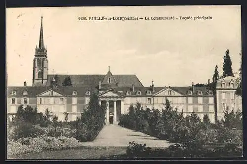 AK Ruillé-sur-Loir, La Communauté, Facade principale