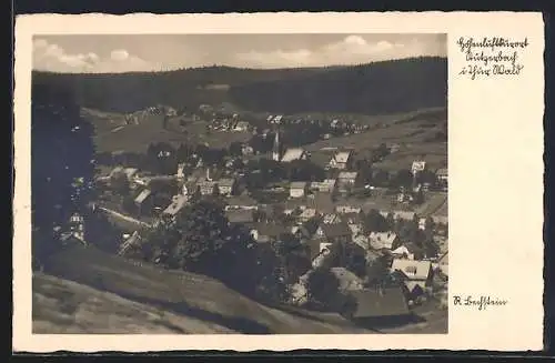 AK Stützerbach /Th., Ortsansicht aus der Vogelschau