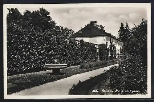 AK Dachau, Im Schlossgarten