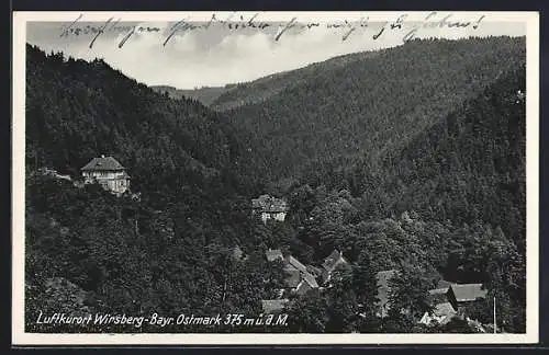 AK Wirsberg /Bay., Ortsansicht aus der Vogelschau