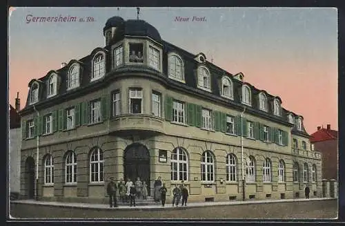 AK Germersheim a. Rh., Neue Post