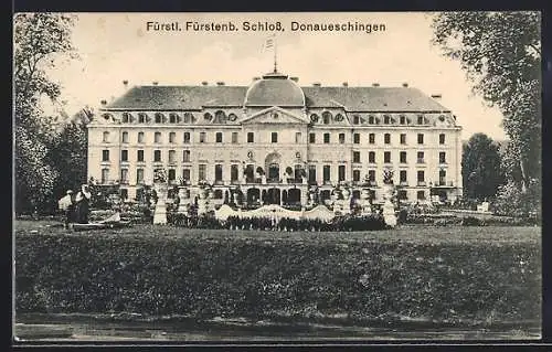 AK Donaueschingen, Fürstl. Fürstenb. Schloss