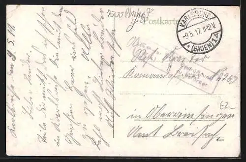 AK Karlsruhe i. B., Grossherzogliches Sammlungs-Gebäude