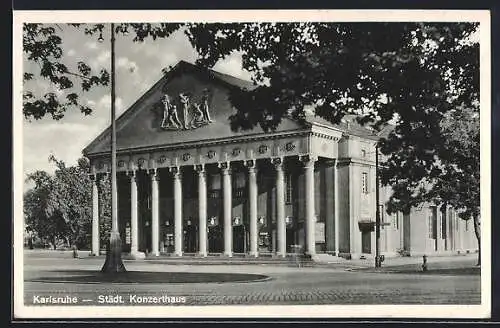 AK Karlsruhe, Städtisches Konzerthaus