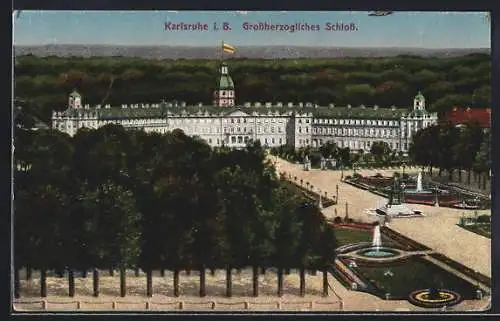 AK Karlsruhe i. B., Grossherzogliches Schloss