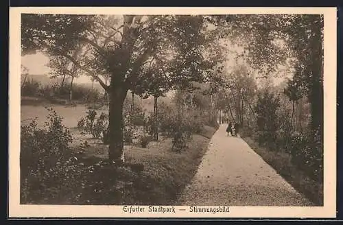 AK Erfurt, Partie im Stadtpark