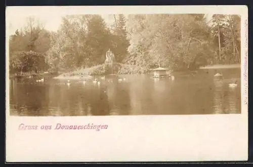 AK Donaueschingen, Schlosspark