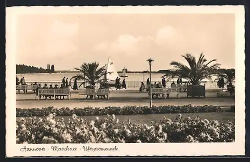 AK Hannover, Uferpromenade am Maschsee