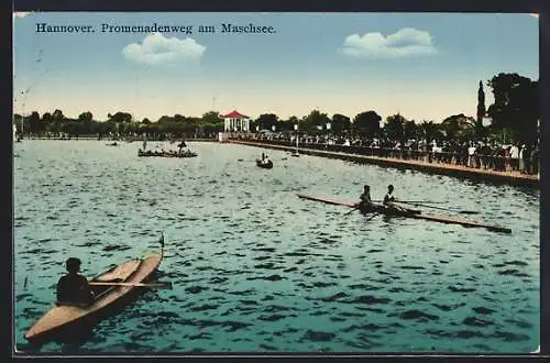 AK Hannover, Promenadenweg am Maschsee