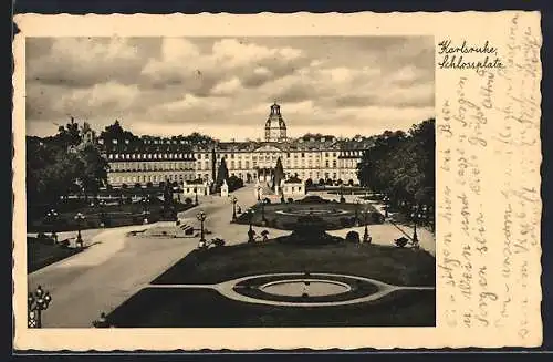 AK Karlsruhe, Schlossplatz