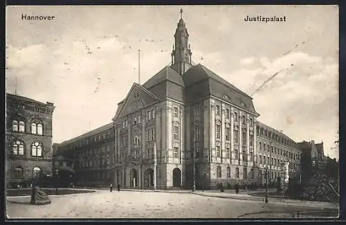 AK Hannover, Ansicht vom Justizpalast