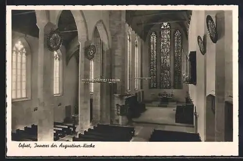 AK Erfurt, Inneres der Augustiner-Kirche