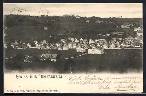 AK Degersheim, Teilansicht