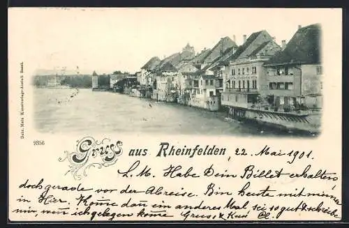 AK Rheinfelden, Uferpartie