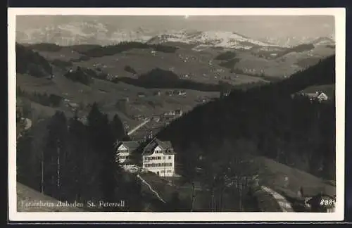 AK St. Peterzell, Ferienheim Auboden