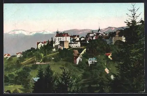 AK Walzenhausen, Teilansicht von Westen