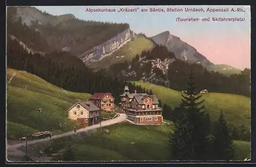 AK Urnäsch /Appenzell, Alpenkurhaus Kränzerli am Säntis