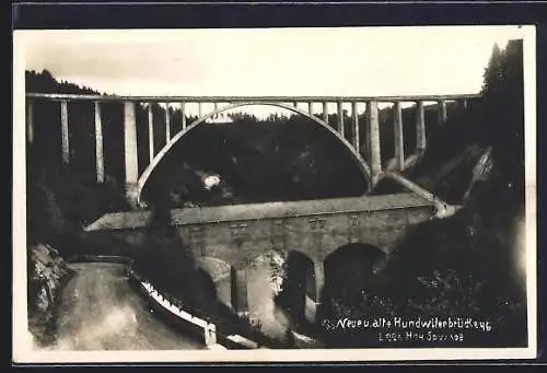 AK Hundwil, Neue und alte Hundwilerbrücke