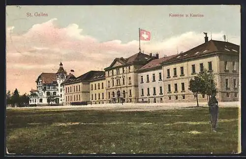 AK St. Gallen, Kaserne und Kantine