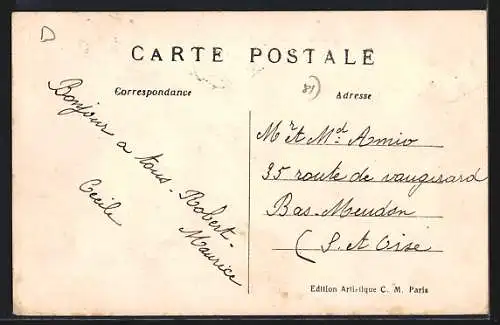 AK Les Mureaux, Une Écluse