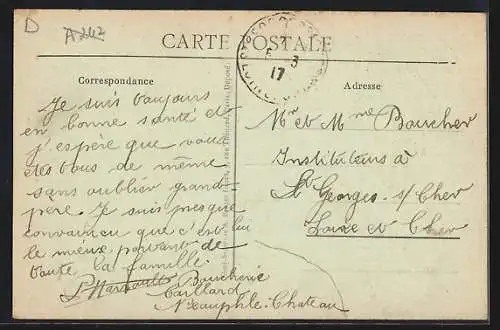 AK Neauphle-le-Chateau, Vue generale Est