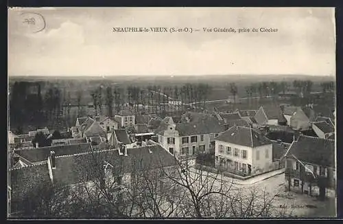 AK Neauphle-le-Vieux, Vue generale, prise du Clocher