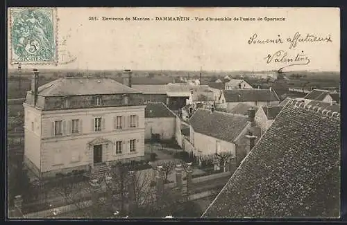 AK Dammartin /Mantes, Vue d`ensemble de l`usine de Sparterie