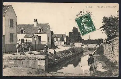 AK Mantes-sur-Seine, Vue de la Vaucouleurs