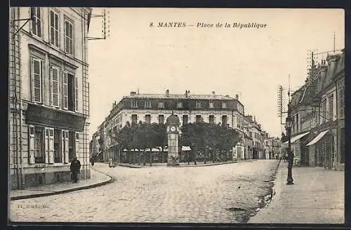 AK Mantes, Place de la Republique