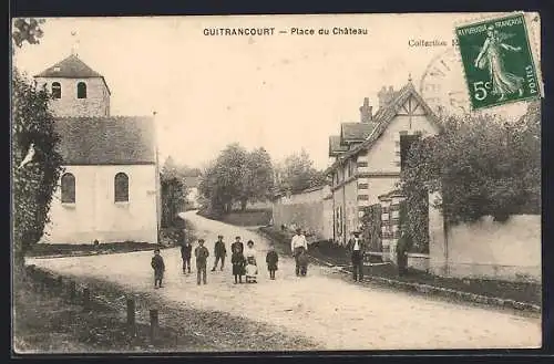 AK Guitrancourt, Place du Chateau