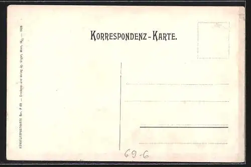 Künstler-AK V. Unger: Gerettet, Moorbad, Scherz