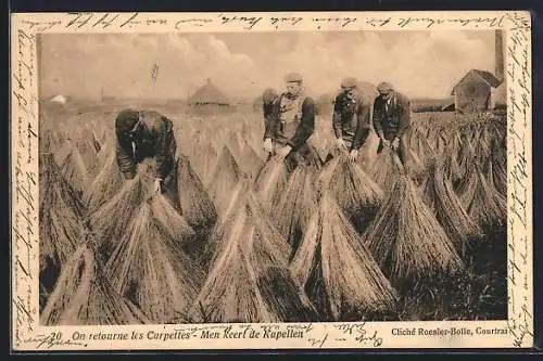 AK Men keert de Kapellen, Flachsanbau